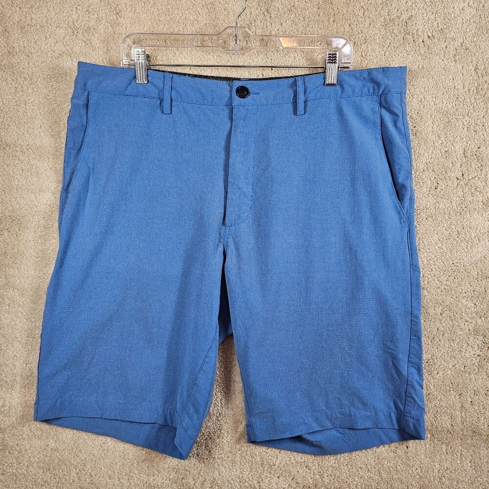7 Diamonds Mens Size 38 Performance Shorts Blue